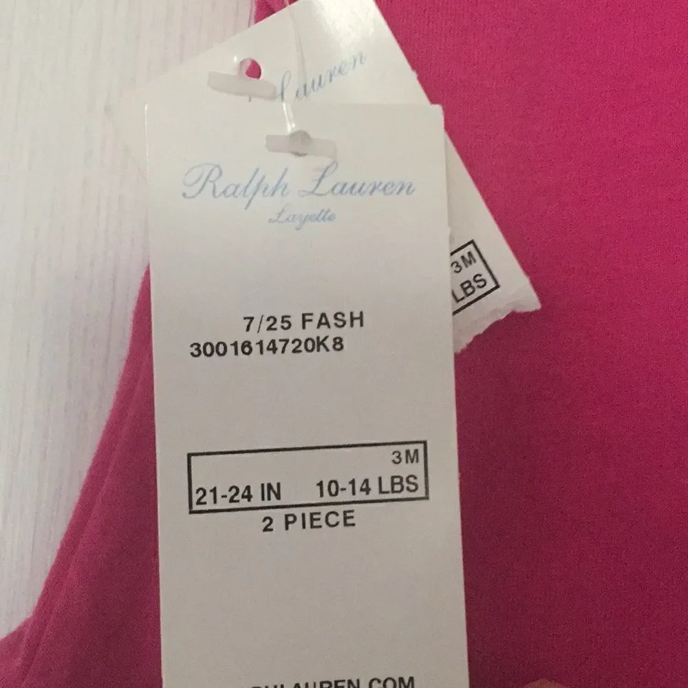 🎉Last deal🎉Ralph Lauren baby girl set 💕